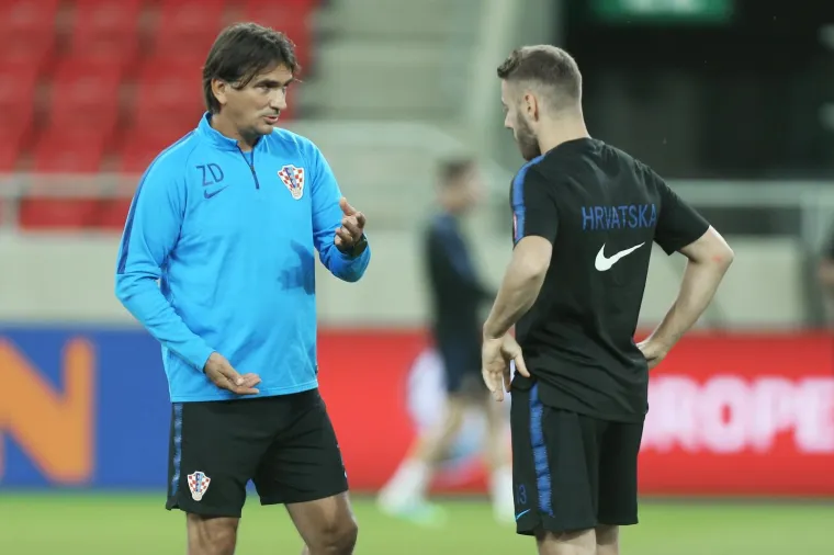 05.09.2019., stadion Anton Malatinsky, Trnava, Slovacka - Trening hrvatske nogometne reprezentacije uoci kvalifikacijske utakmice 4. kola skupine E za Europsko prvenstvo protiv Slovacke. Zlatko Dalic Photo: Davor Javorovic/PIXSELL