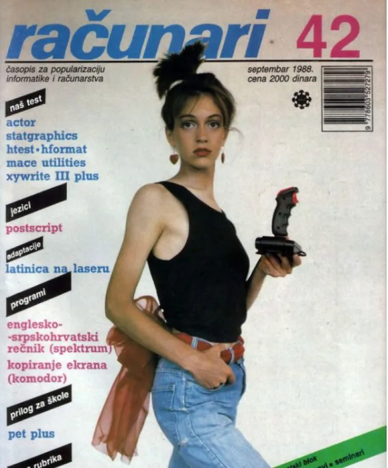 Sjeća li se tko ovog marketinga? Žene su bile glavni simbol časopisa 'Računari'
