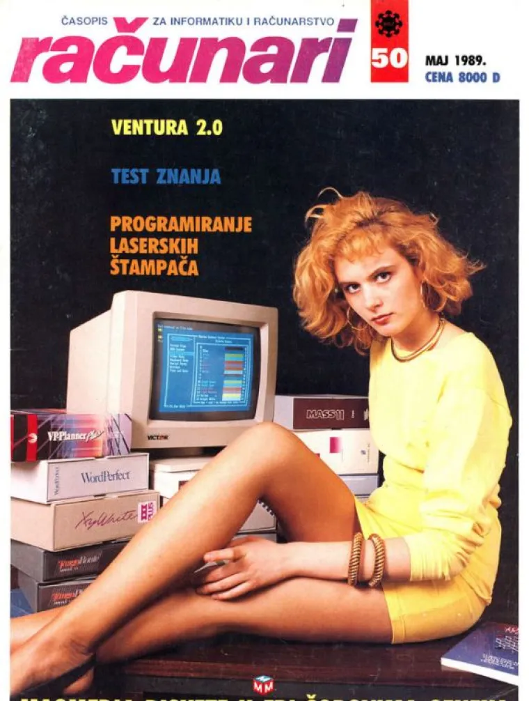 Sjeća li se tko ovog marketinga? Žene su bile glavni simbol časopisa 'Računari'