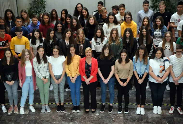 Predsjednicu preplavile emocije: 'Jako sam ponosna na svoju kćer, a sin neće otići iz Hrvatske'