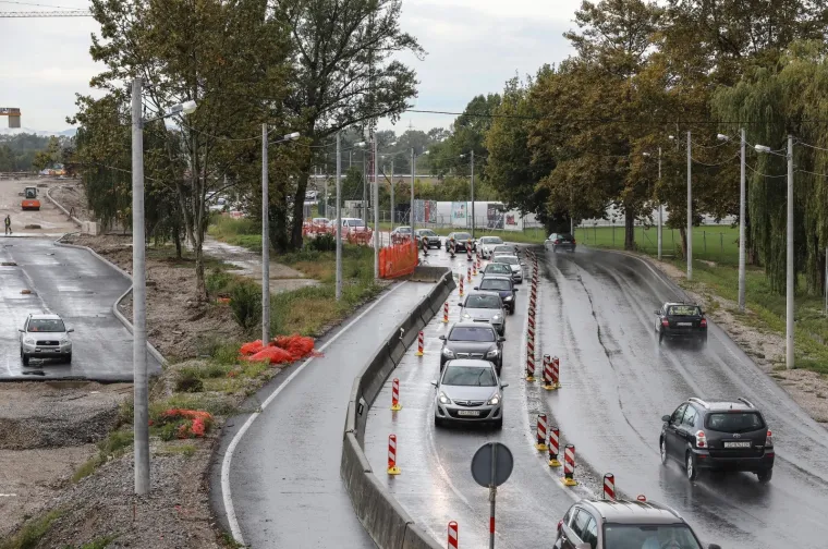 Prometni kolaps u Zagrebu kod gradilišta Remetinečkog rotora
