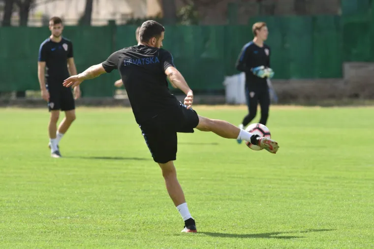 Stadion Šubićevac, Šibenik - Trening U-21 hrvatske nogometne reprezentacije uoči ogleda sa Škotskom. Photo: Hrvoje Jelavic/PIXSELL