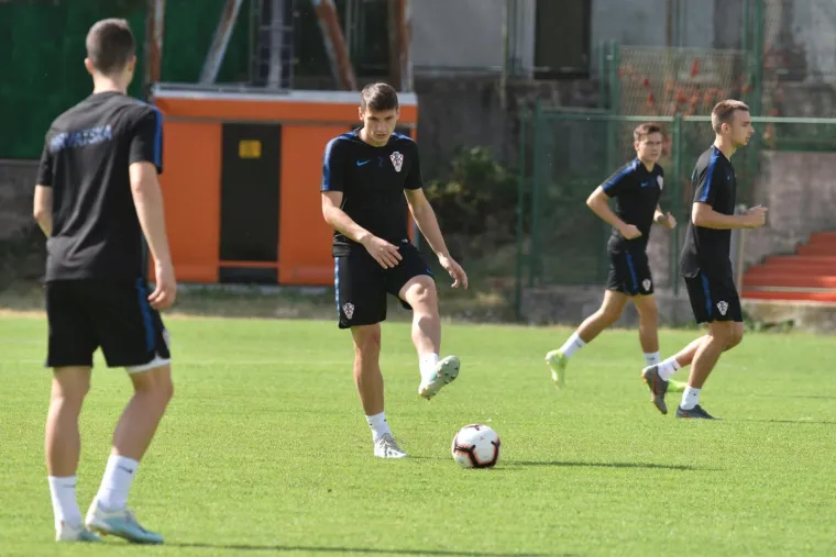 Stadion Šubićevac, Šibenik - Trening U-21 hrvatske nogometne reprezentacije uoči ogleda sa Škotskom. Photo: Hrvoje Jelavic/PIXSELL
