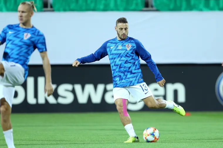 09.09.2019., stadion Backell Arena, Baku, Azerbajdzan- Kvalifikacijske za Europsko prvesntvo, skupina E, 5. kolo, Azerbajdzan - Hrvatska. Nikola Vlasic. 
Photo: Luka Stanzl/PIXSELL