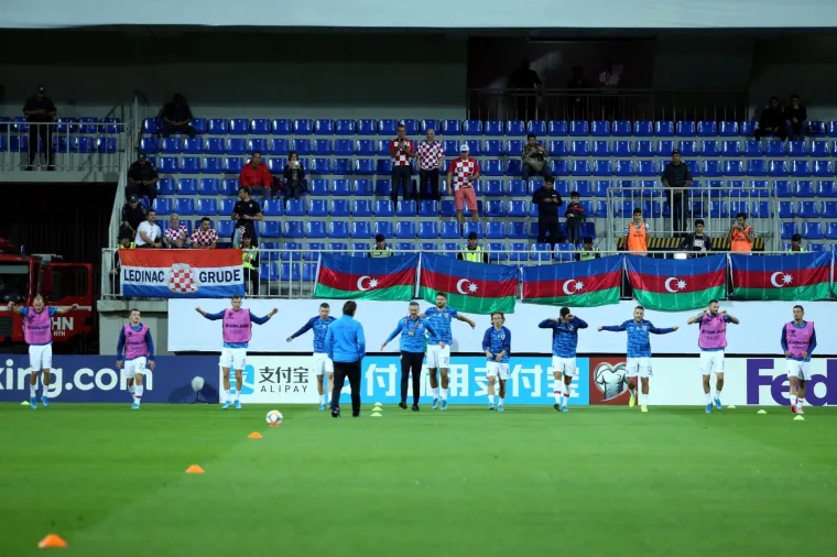 09.09.2019., stadion Backell Arena, Baku, Azerbajdzan- Kvalifikacijske za Europsko prvesntvo, skupina E, 5. kolo, Azerbajdzan - Hrvatska. 
Photo: Luka Stanzl/PIXSELL