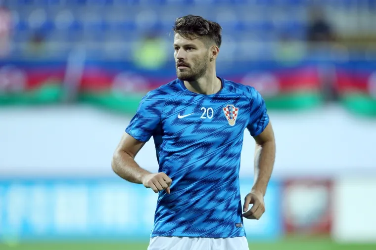 09.09.2019., stadion Backell Arena, Baku, Azerbajdzan- Kvalifikacijske za Europsko prvesntvo, skupina E, 5. kolo, Azerbajdzan - Hrvatska. Bruno Petkovic. 
Photo: Luka Stanzl/PIXSELL