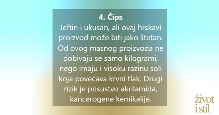 10 namirnica koje nisu dobre za na&scaron;e zdravlje i trebate ih odmah izbaciti iz prehrane
