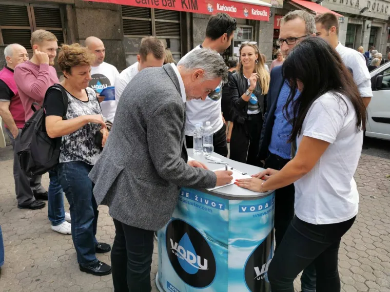 Miroslav &Scaron;koro podržao akciju Mosta: 'Voda je jedno od na&scaron;ih najvrednijih resursa'