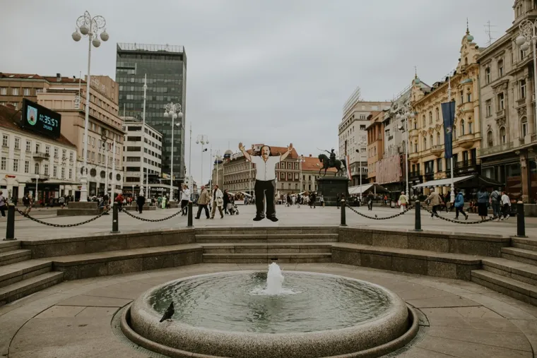 'Gigantski' Mi&scaron;o Kovač osvanuo na Trgu bana Josipa Jelačića