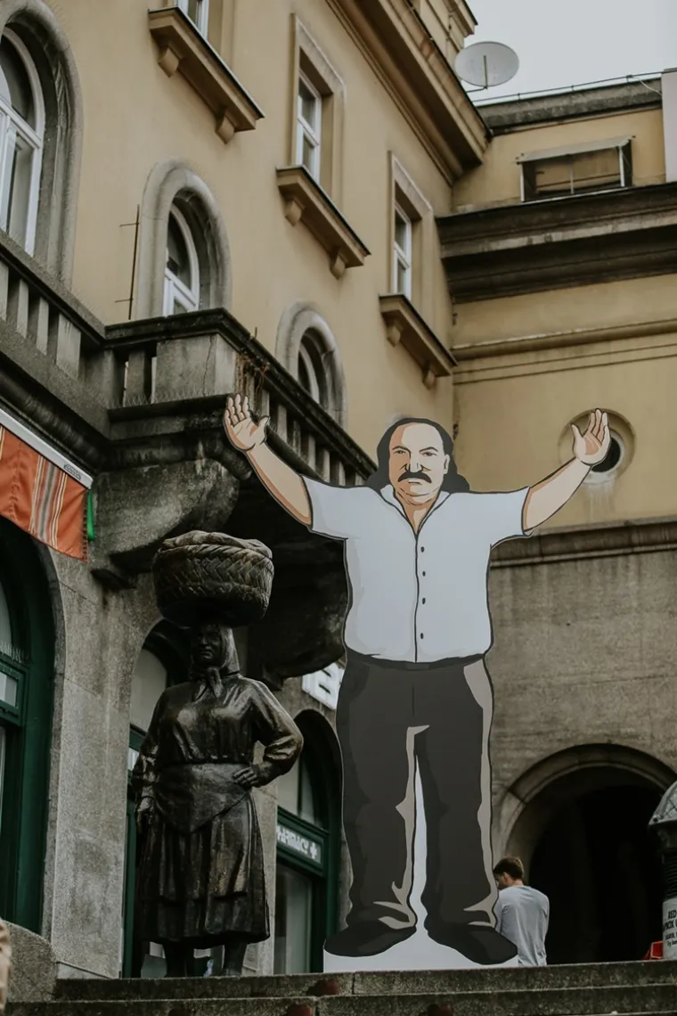 'Gigantski' Mi&scaron;o Kovač osvanuo na Trgu bana Josipa Jelačića