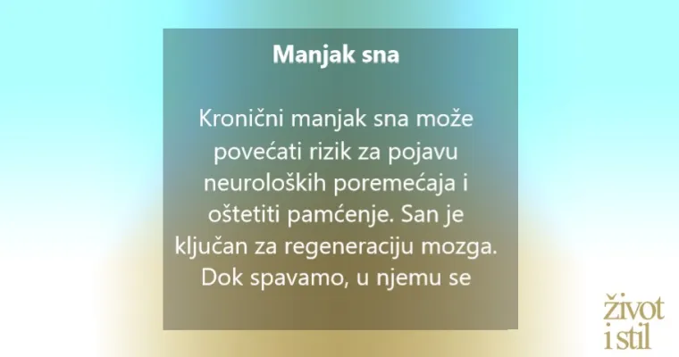 Najvažniji organ u tijelu: 5  svakodnevnih navika koje su lo&scaron;e za mozak