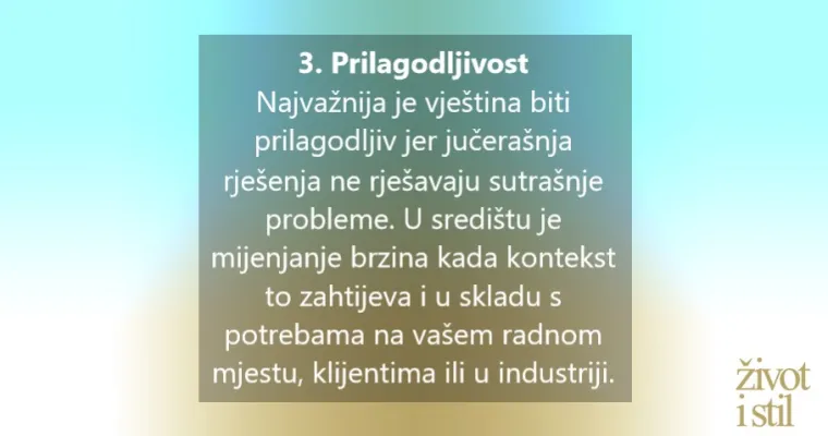 9 važnih vje&scaron;tina koje su vam potrebne kako biste bili uspje&scaron;ni