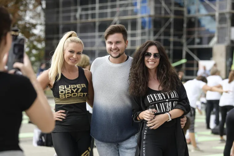 Trening Aktivna Hrvatska na platou Gradec na kojem je sudjelovalo vi&scaron;e od 200 građana