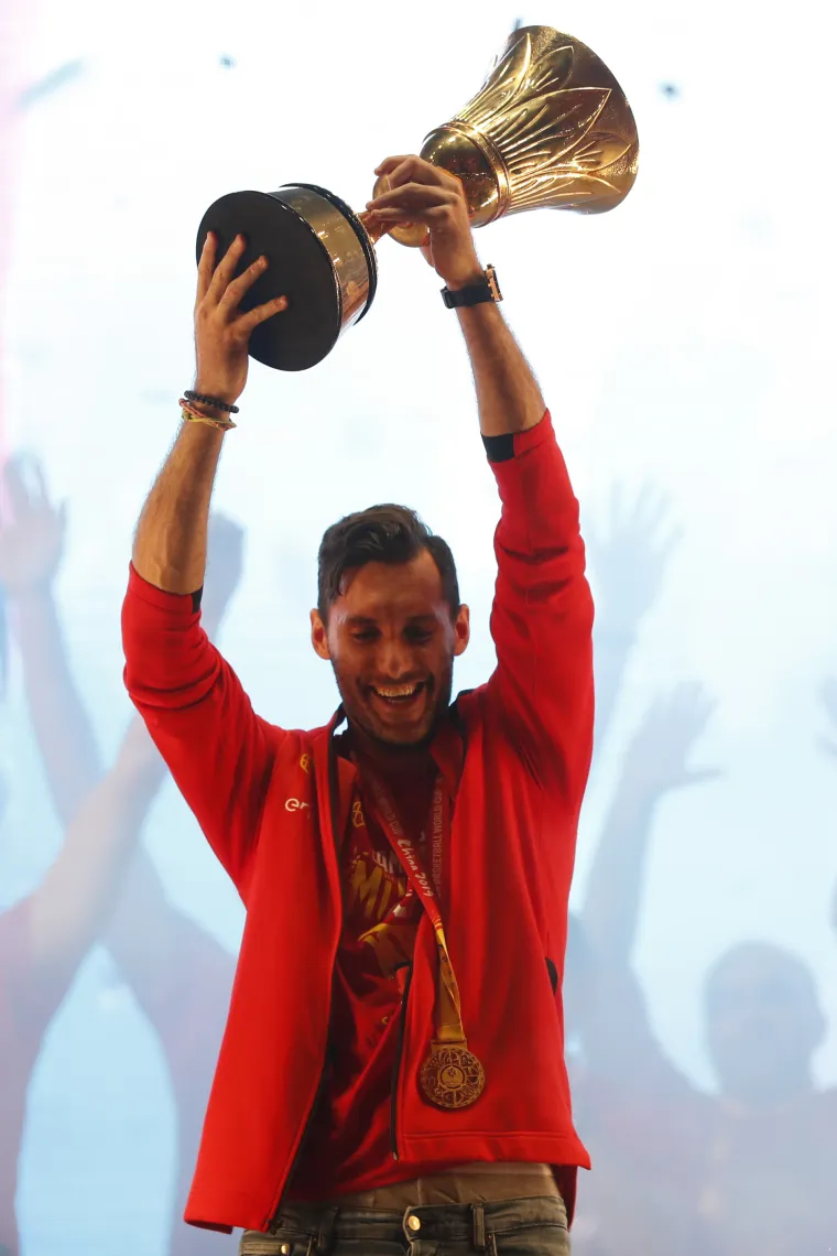 Svjetske prvake &Scaron;panjolce u Madridu dočekalo nekoliko tisuća razdraganih navijača