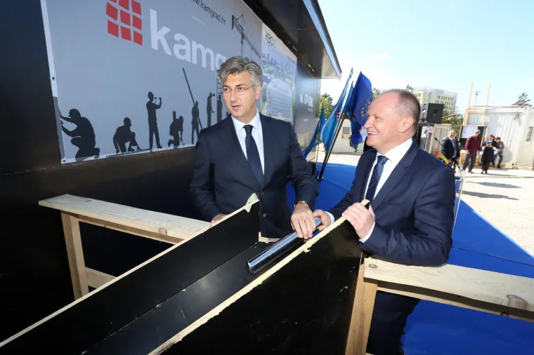 Plenković položio kamen temeljac za riječku bolnicu vrijednu gotovo milijardu kuna