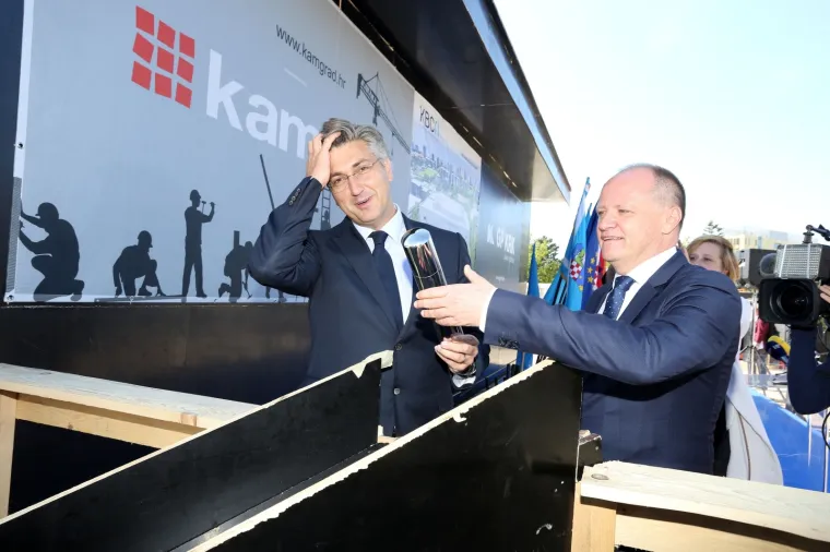 Plenković položio kamen temeljac za riječku bolnicu vrijednu gotovo milijardu kuna