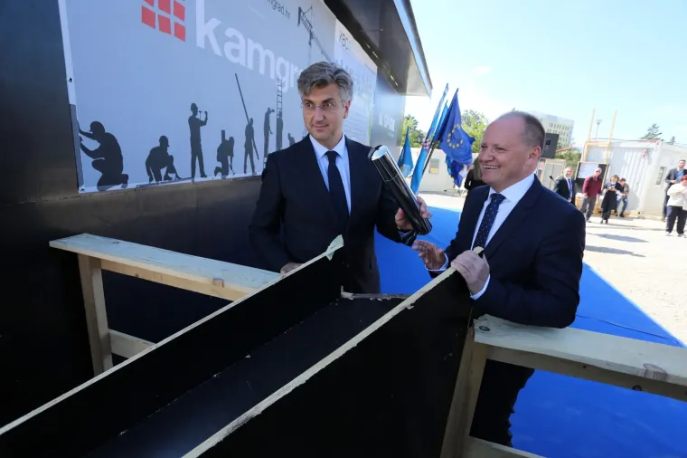 Plenković položio kamen temeljac za riječku bolnicu vrijednu gotovo milijardu kuna