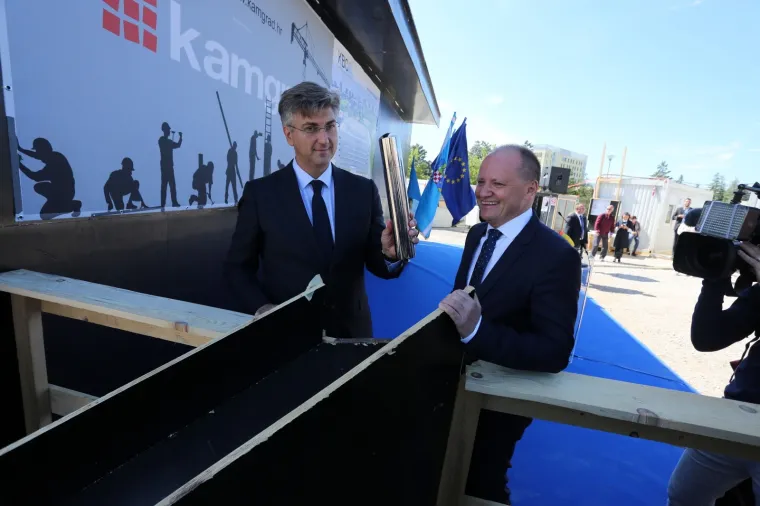 Plenković položio kamen temeljac za riječku bolnicu vrijednu gotovo milijardu kuna
