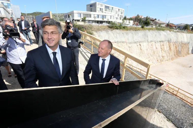 Plenković položio kamen temeljac za riječku bolnicu vrijednu gotovo milijardu kuna