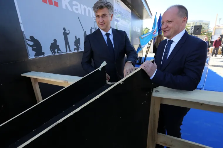 Plenković položio kamen temeljac za riječku bolnicu vrijednu gotovo milijardu kuna