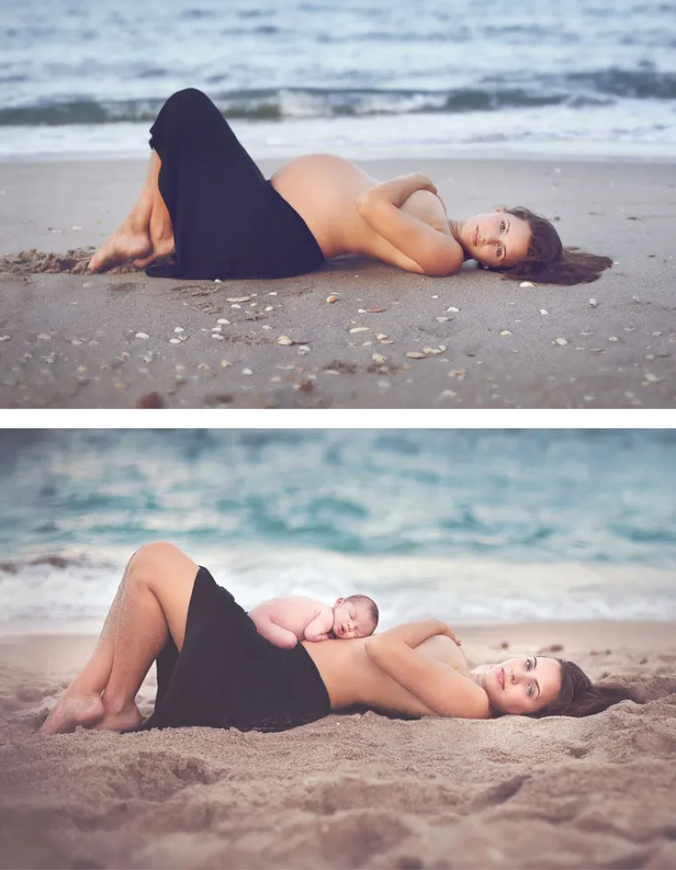 Fotografije žena prije i poslije poroda koje prikazuju kako je majčinstvo predivno