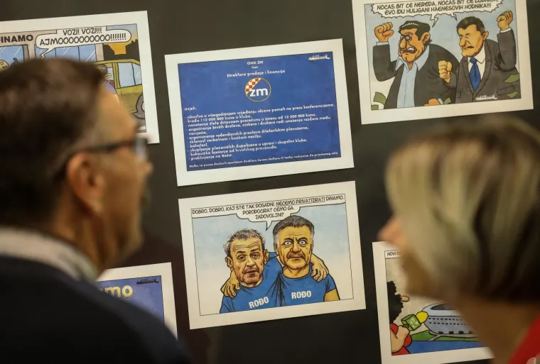 'Kronika hrvatske gluposti' u Mimari: Otvorena izbložba Nika Titanika povodom 25 godina karijere