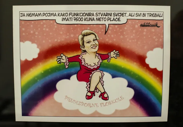 'Kronika hrvatske gluposti' u Mimari: Otvorena izbložba Nika Titanika povodom 25 godina karijere