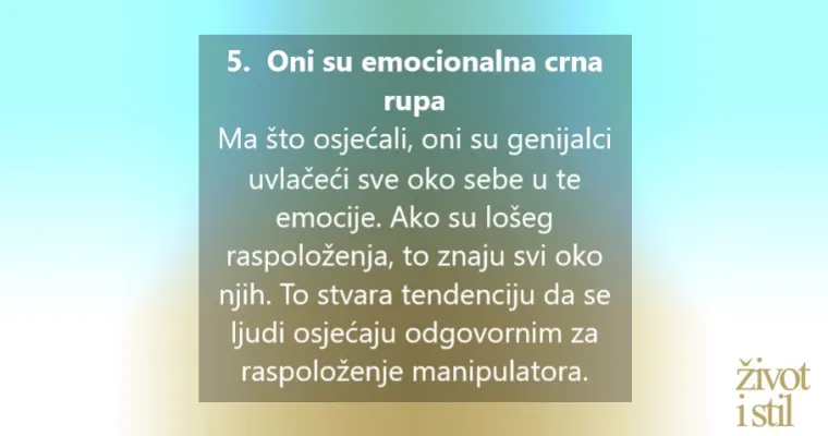 7 znakova da imate posla s emocionalnim manipulatorom