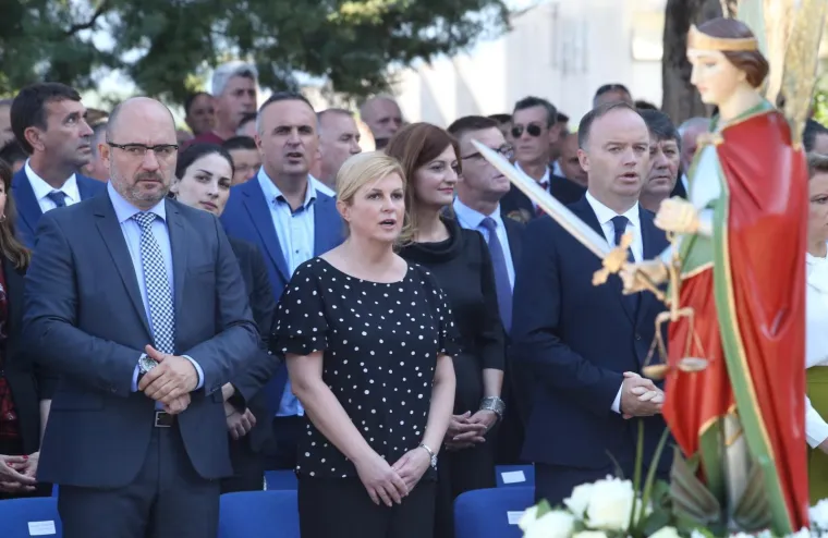 Predsjednica Kolinda Grabar-Kitarović u Trilju