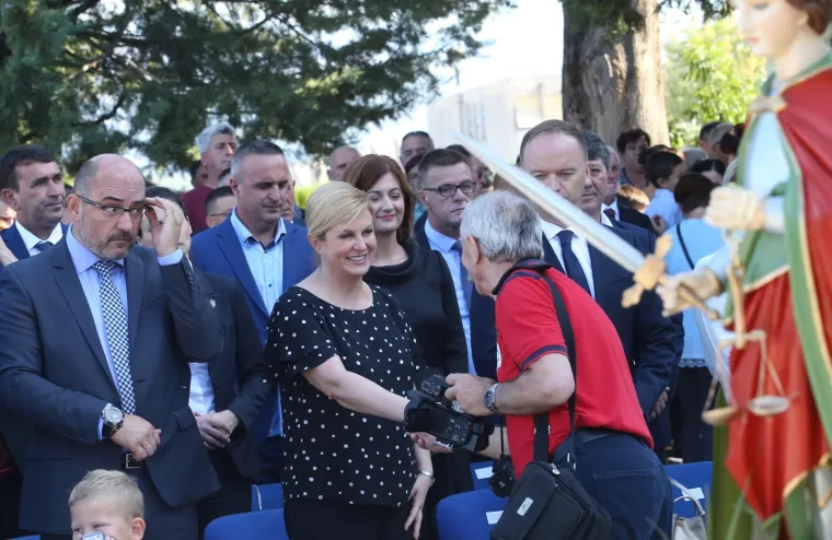 Predsjednica Kolinda Grabar-Kitarović u Trilju