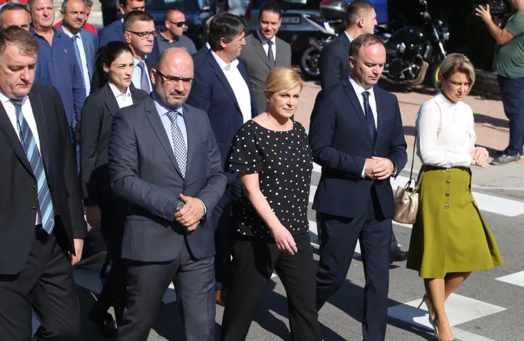 Predsjednica Kolinda Grabar-Kitarović u Trilju