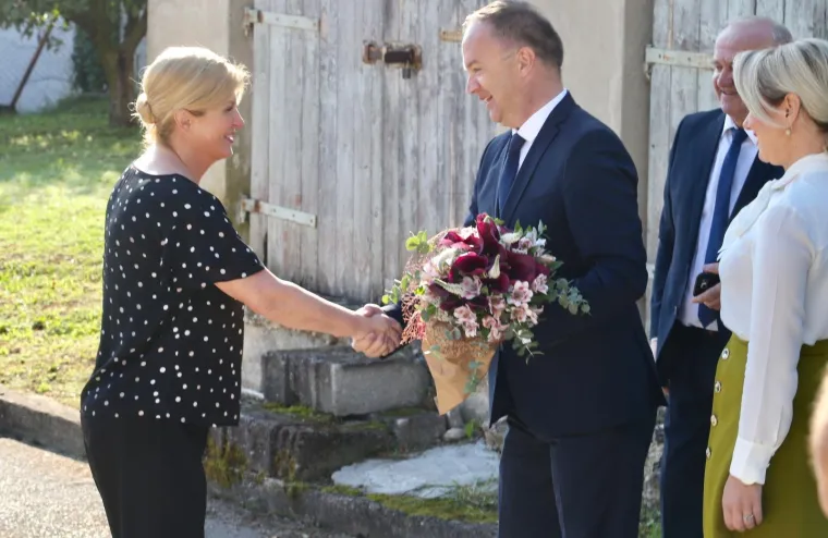 Predsjednica Kolinda Grabar-Kitarović u Trilju
