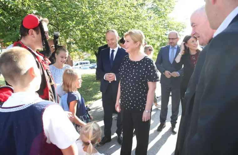 Predsjednica Kolinda Grabar-Kitarović u Trilju