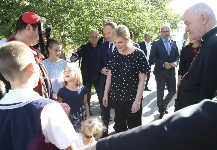 Predsjednica Kolinda Grabar-Kitarović u Trilju