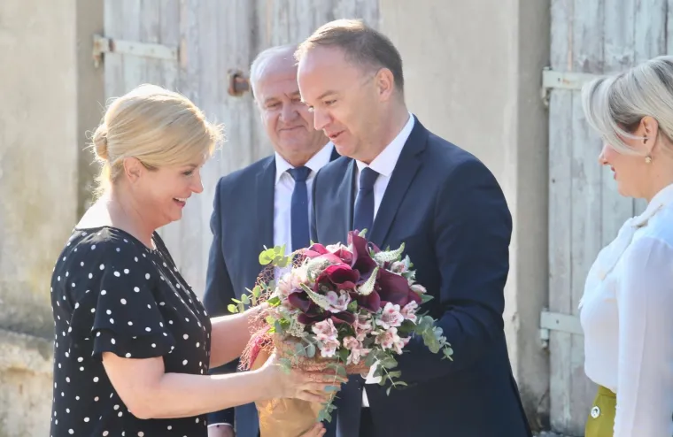 Predsjednica Kolinda Grabar-Kitarović u Trilju