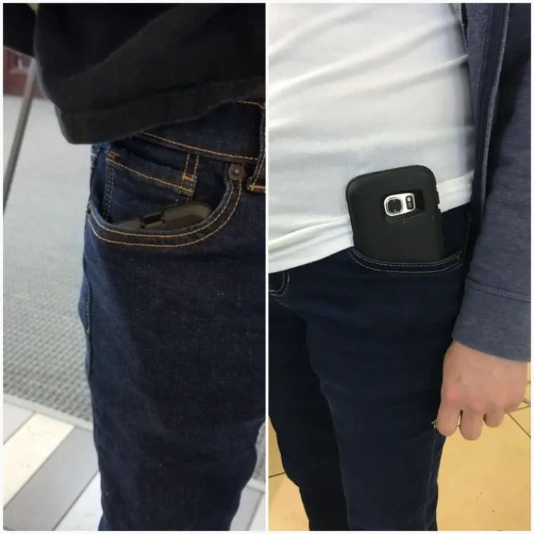 Jedna majka je skrenula pozornost na razliku u džepovima - na lijevo su trap&scaron;erice njenog sina u dječjoj veličini, ali i dalje daleko dubljeg džepa