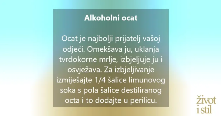4 prirodna načina za izbjeljivanje požutjele bijele odjeće