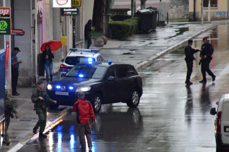 Pogledajte hrvatsku policiju na djelu! Za&scaron;titila je kombi s novcem i pratila ga do cilja