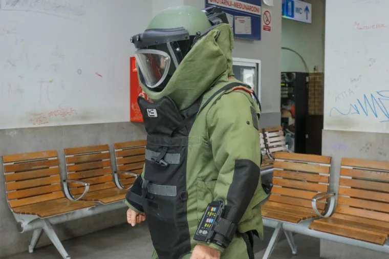 Stručnjaci vježbali deaktivaciju eksplozivnih naprava na kolodvoru u Osijeku