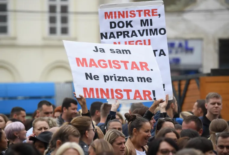 PROSVJED MEDICINSKIH SESTARA U ZAGREBU: 'Imam 50 a moram raditi kao dvije od 25'