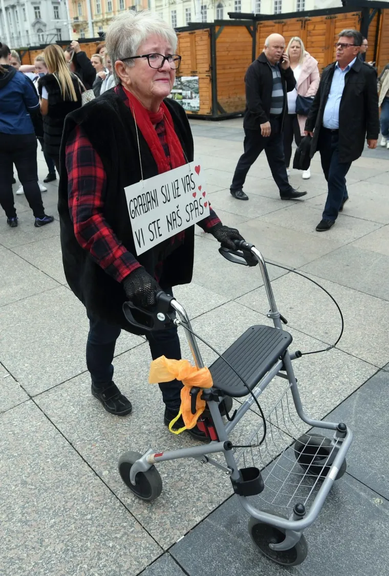 PROSVJED MEDICINSKIH SESTARA U ZAGREBU: 'Imam 50 a moram raditi kao dvije od 25'