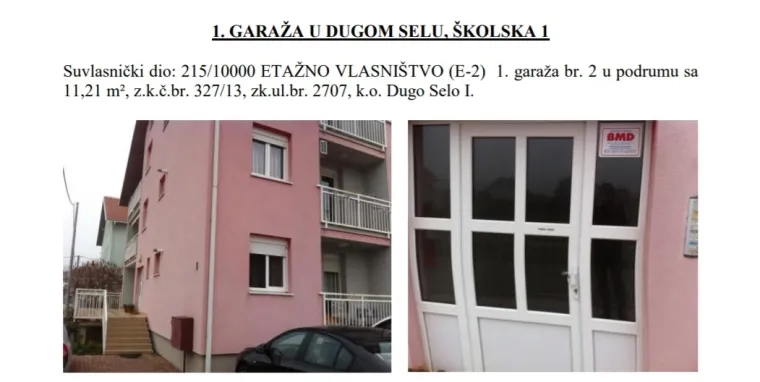 Treba vam garaža? Država ih diljem Hrvatske rasprodaje već od 9.900 kuna!