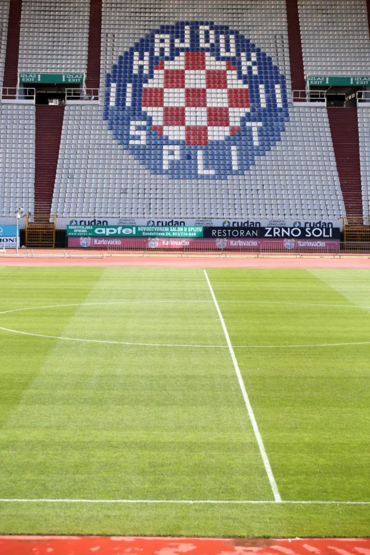 FOTO Travnjak na Poljudu u lo&scaron;em stanju uoči utakmice Hrvatska - Mađarska