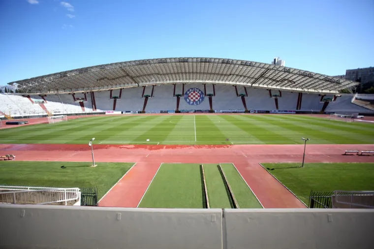 FOTO Travnjak na Poljudu u lo&scaron;em stanju uoči utakmice Hrvatska - Mađarska