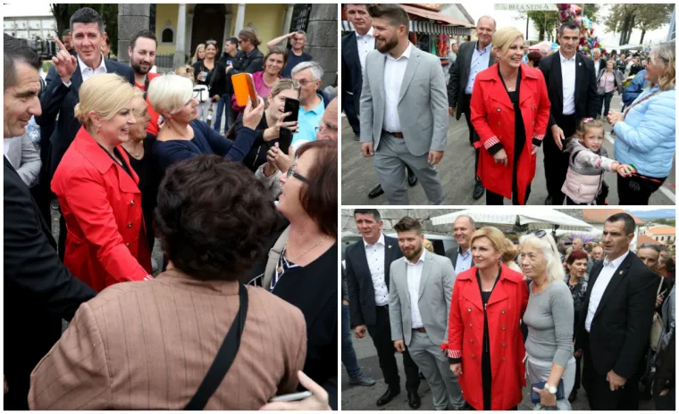 Nasmijana predsjednica plijenila pažnju: Svi su htjeli selfi s Grabar-Kitarović