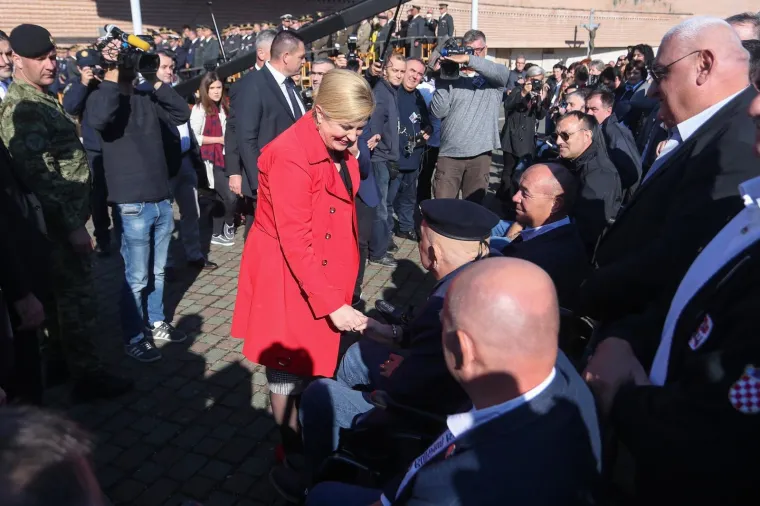 Na vojnom hodočašću u Mariji Bistrici tisuće vojnika, policajaca i branitelja, među njima i Kolinda Grabar Kitarović