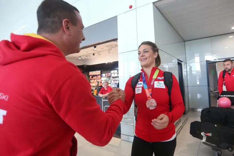 S medaljom u rukama: Sandra Perković i Filip Mihaljević vratili se sa SP-a iz Dohe