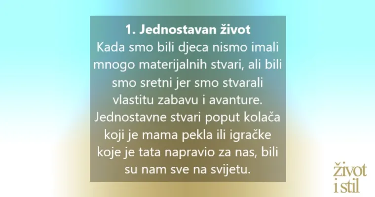 7 stvari u odgoju koje su radili naši roditelji, a i danas su jako korisne