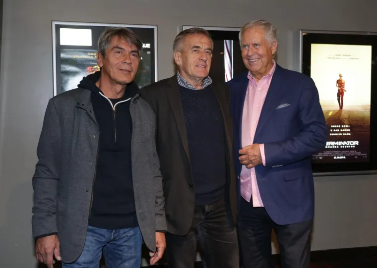 Josip Radeljak Dikan u zagrebački je CineStar došao sam te je svu pozornost prepustio Zlatku Mateši (70).