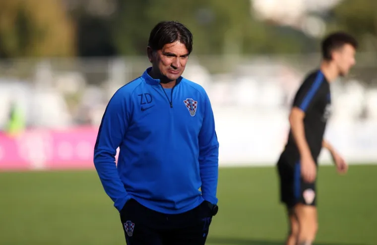 Hrvatski reprezentativci odradili drugi trening uoči kvalifikacijske utakmice za EP protiv Mađarske.    Photo: Ivo Čagalj/PIXSELL